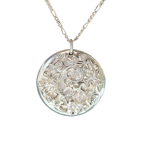 Earth Silver Necklace