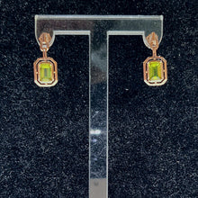 Load image into Gallery viewer, Peridot Stud Earrings