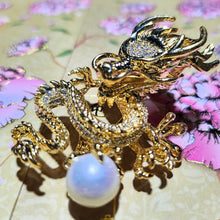 Load image into Gallery viewer, Golden Dragon Brooch