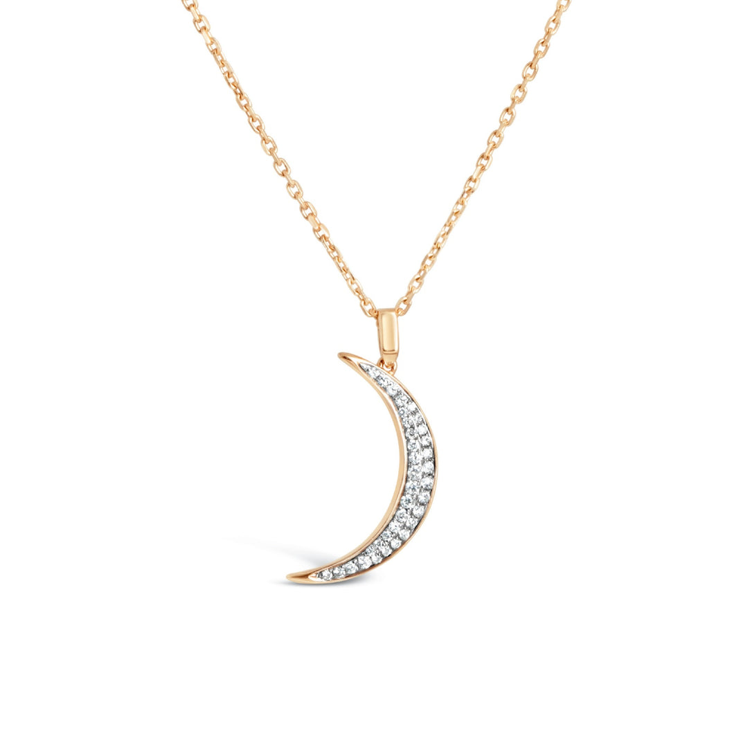 Over the Moon Pendant Necklace