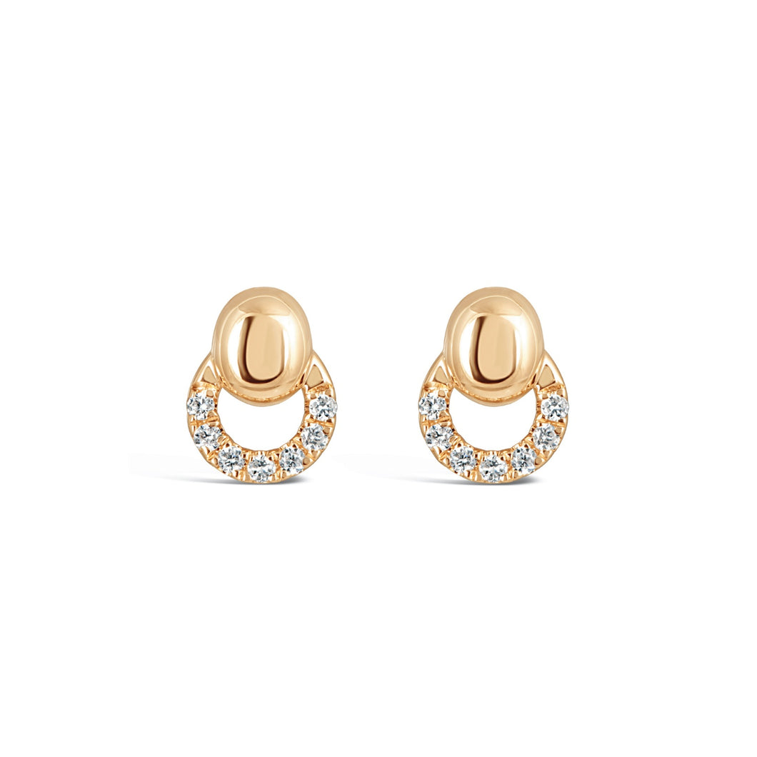 O Diamond Earrings