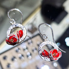 Load image into Gallery viewer, Poppin Poppy Earrings