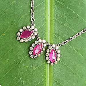 Ruby Inspired Necklace