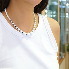 Load image into Gallery viewer, Sophisticated in White Jade Necklace